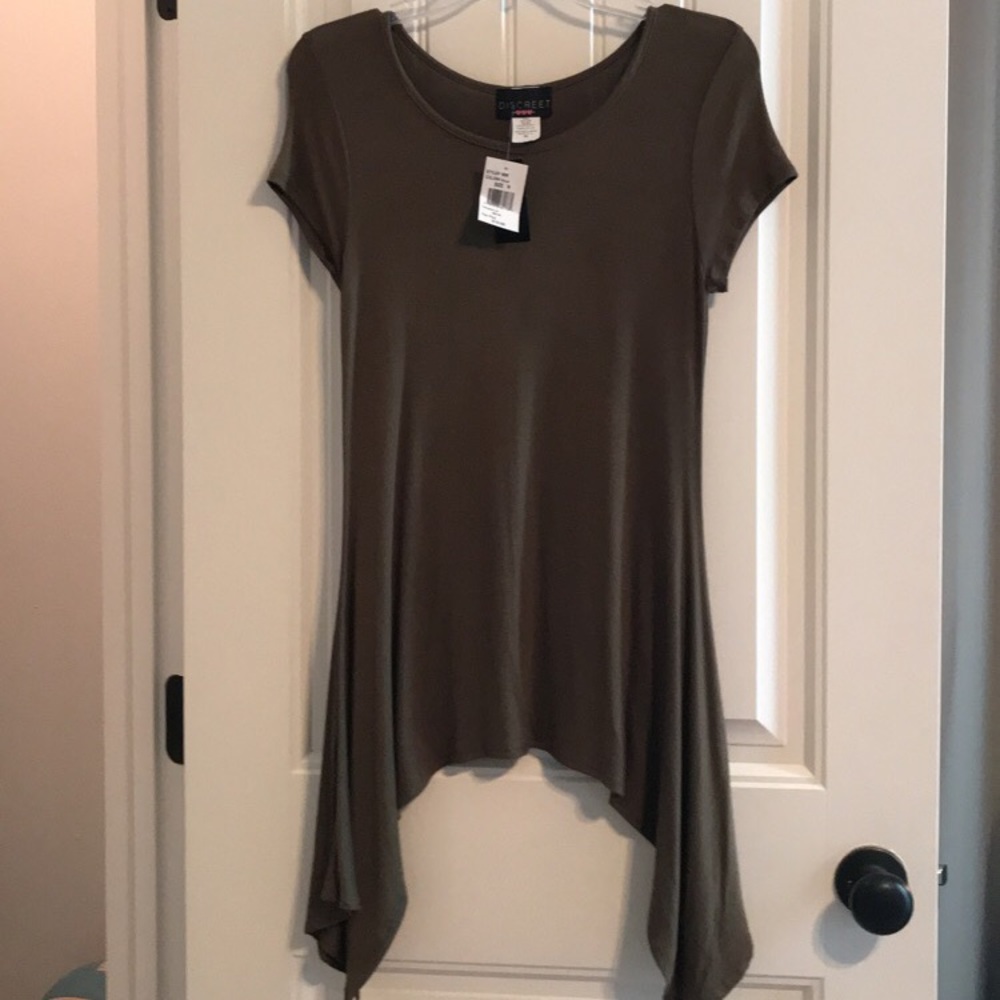 Olive green dress